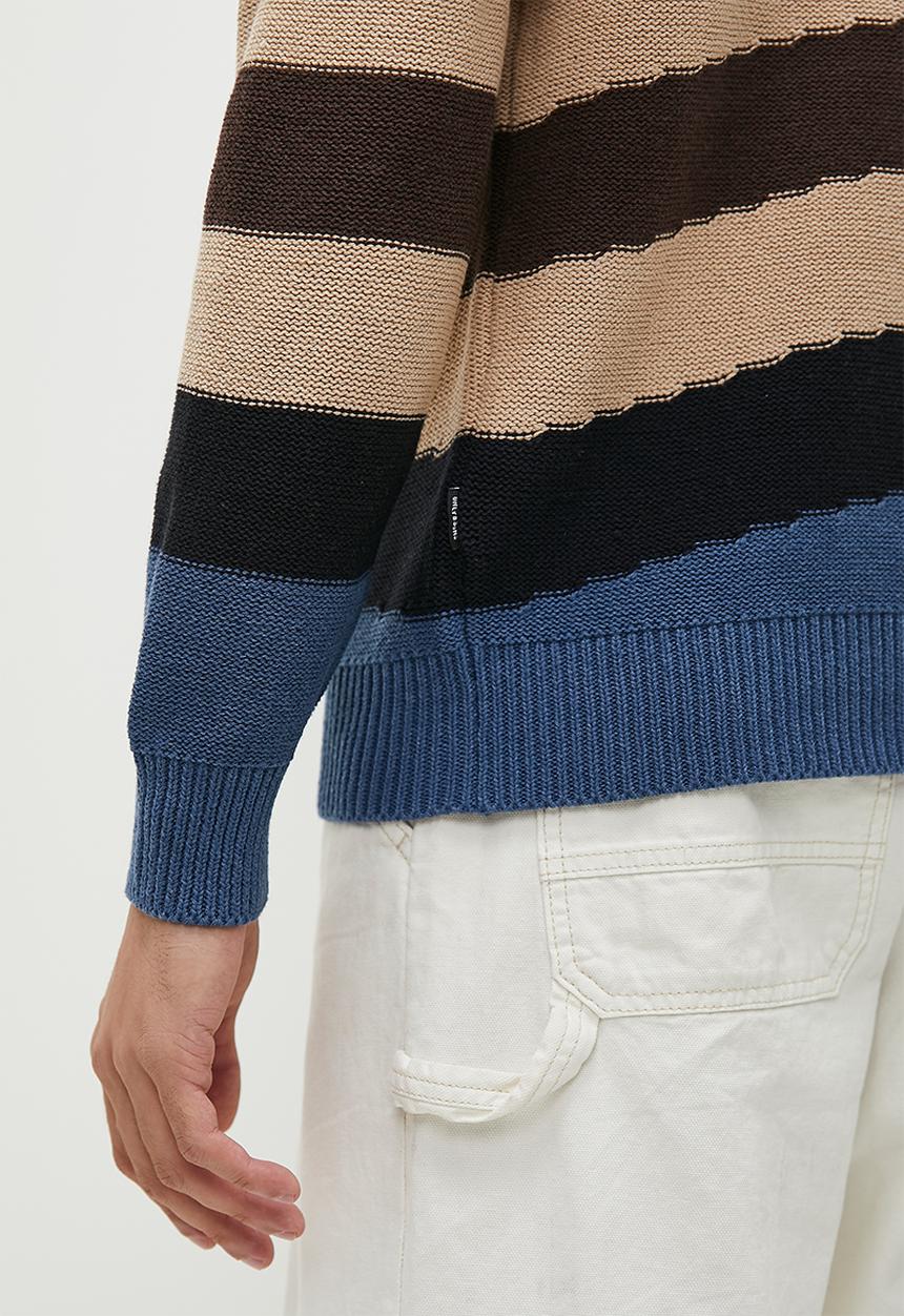 Only & Sons - Onskylan life reg 5 crew knit - denim blue