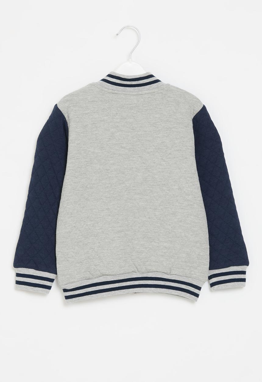 Pop Candy - Baseball jacket - grey & navy