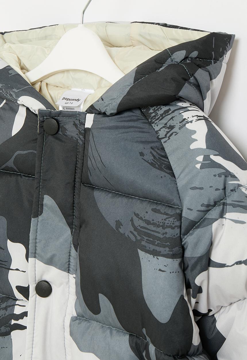 Pop Candy - Printed puffer jacket - multi