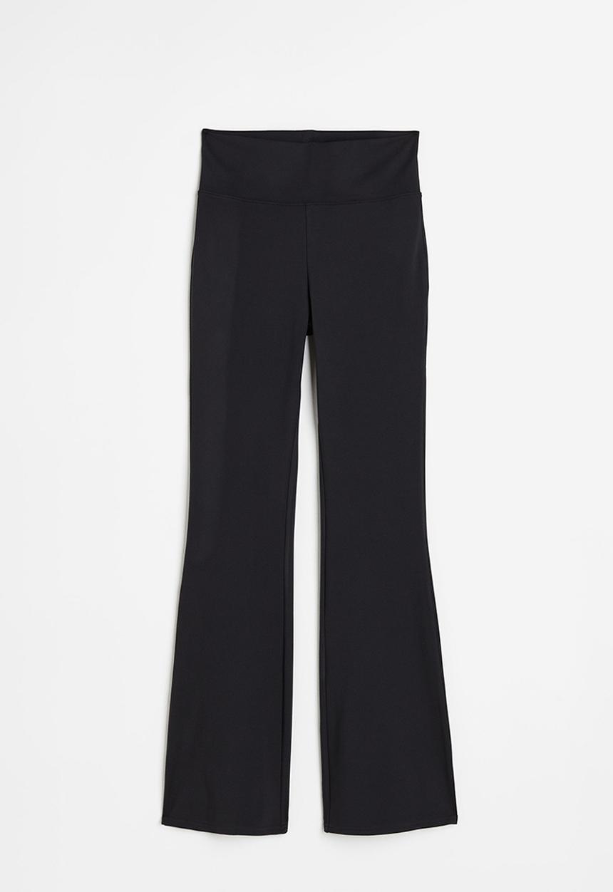 H&M - Flared leggings - black
