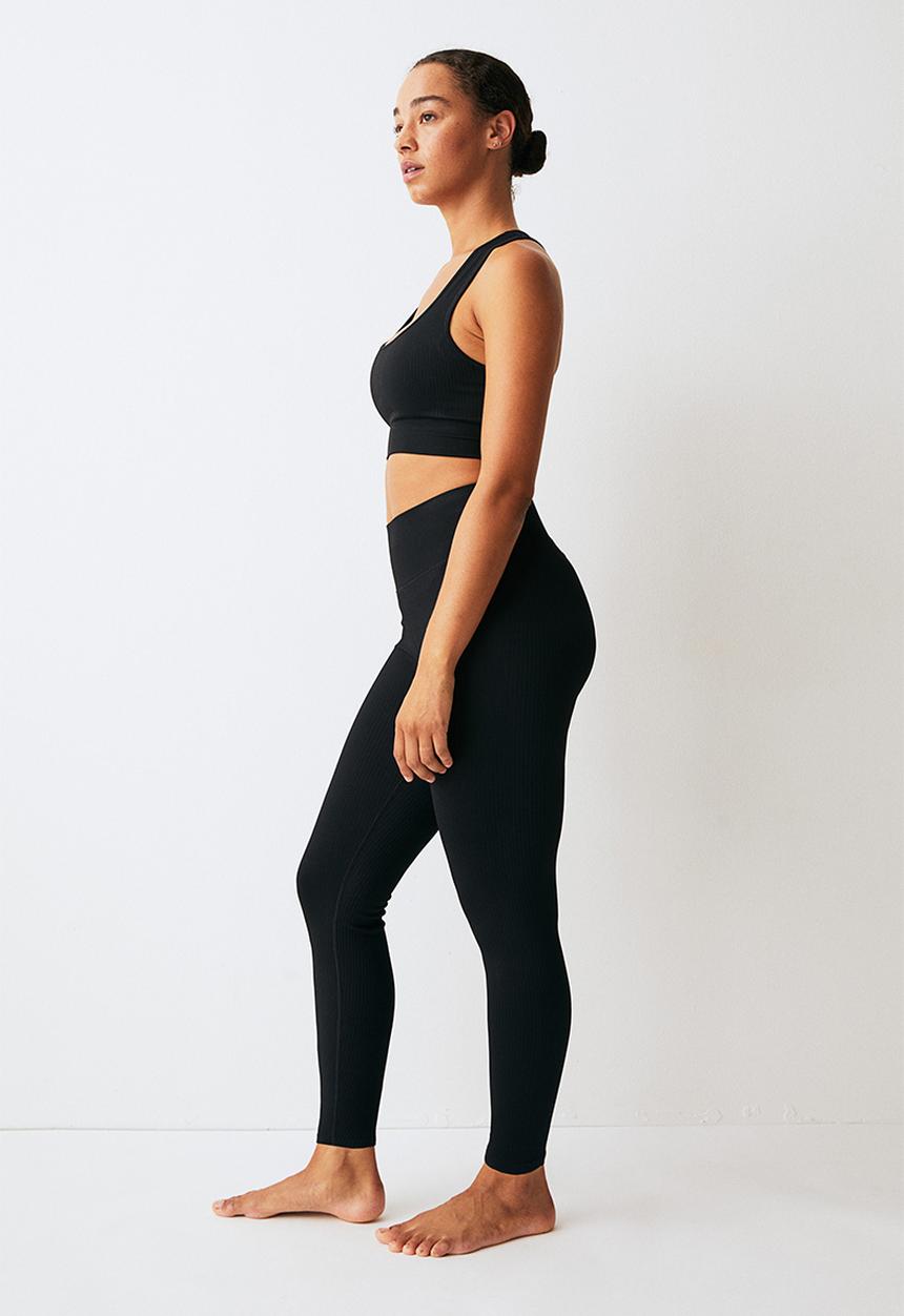 H&M - Drymove™ seamless sports tights - black