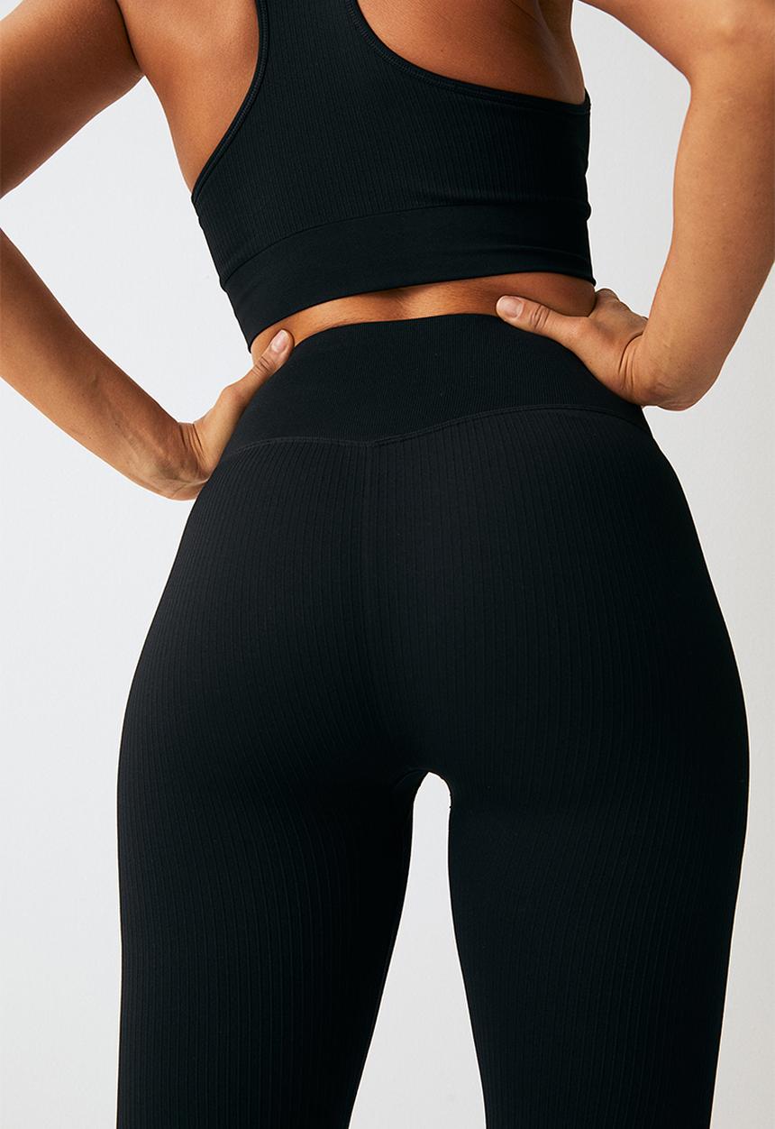 H&M - Drymove™ seamless sports tights - black