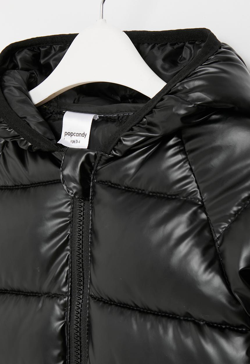 Pop Candy - Metallic hooded puffer jacket - unisex