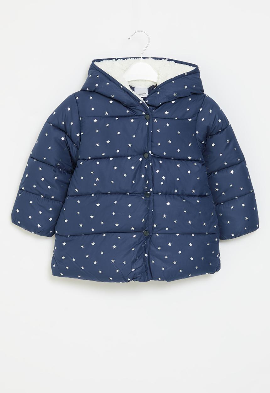 Pop Candy - Printed padded jacket - blue