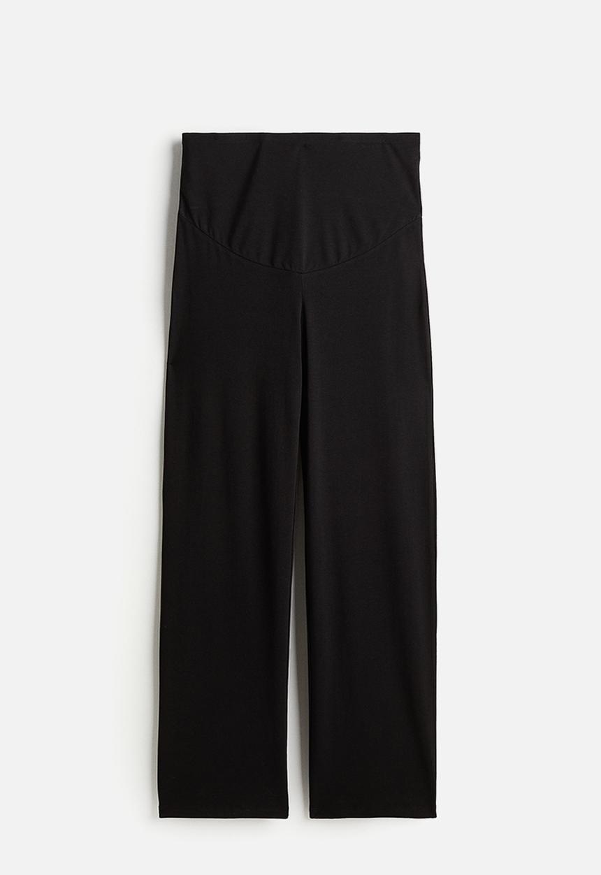 H&M - Mama before & after jersey trousers - black