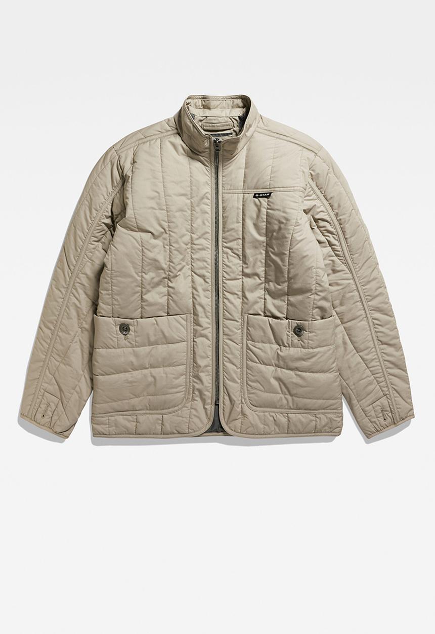 G-STAR - Liner Overshirt Manor poplin - elephant skin