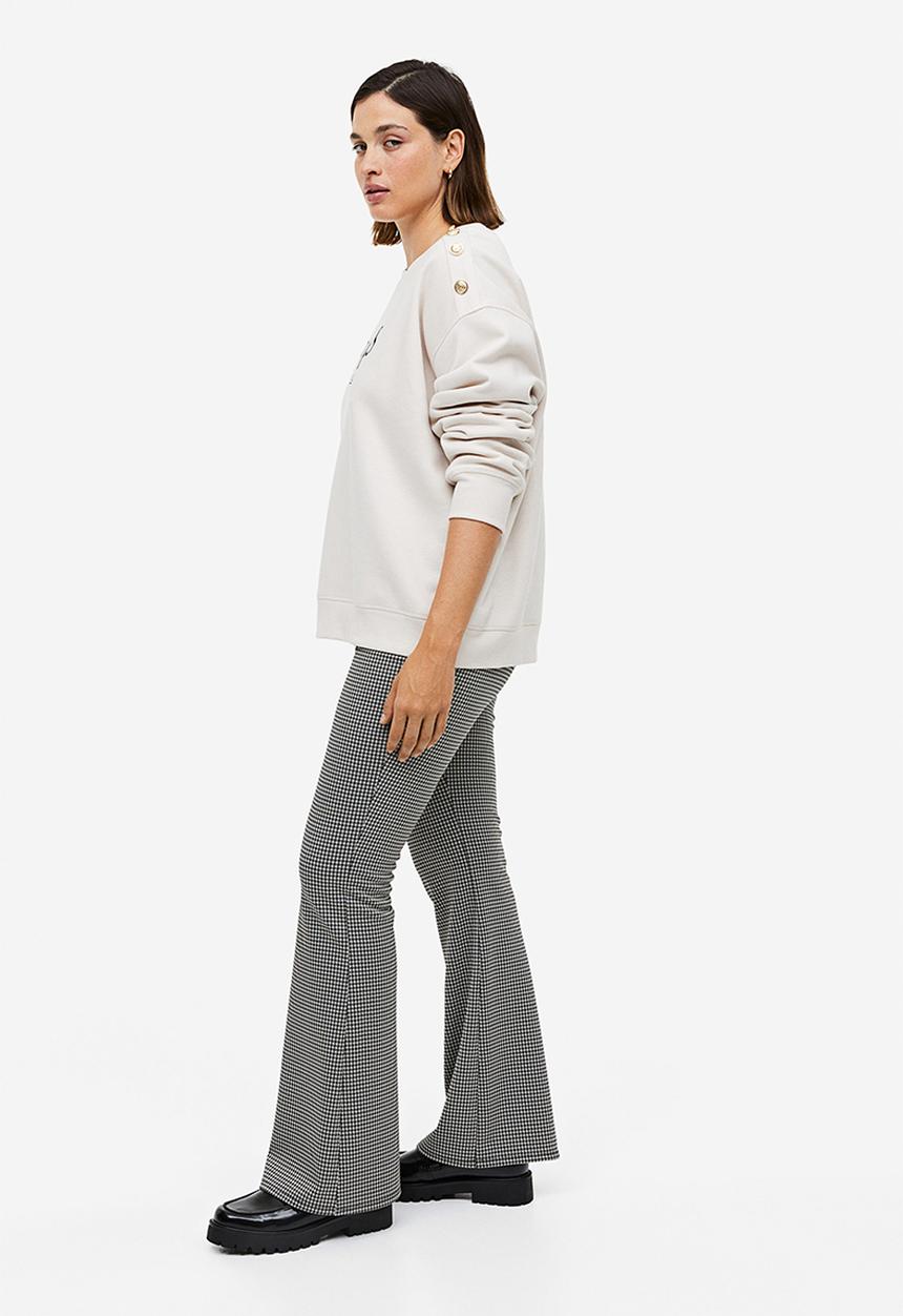 H&M - Flared leggings - black