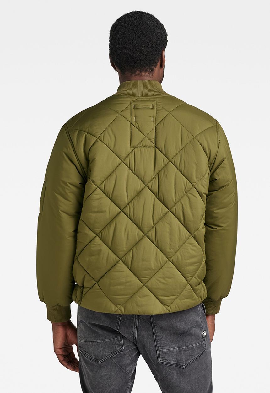 G-STAR - Diamond Qlty Bomber Unic matte lite r wr - dark olive