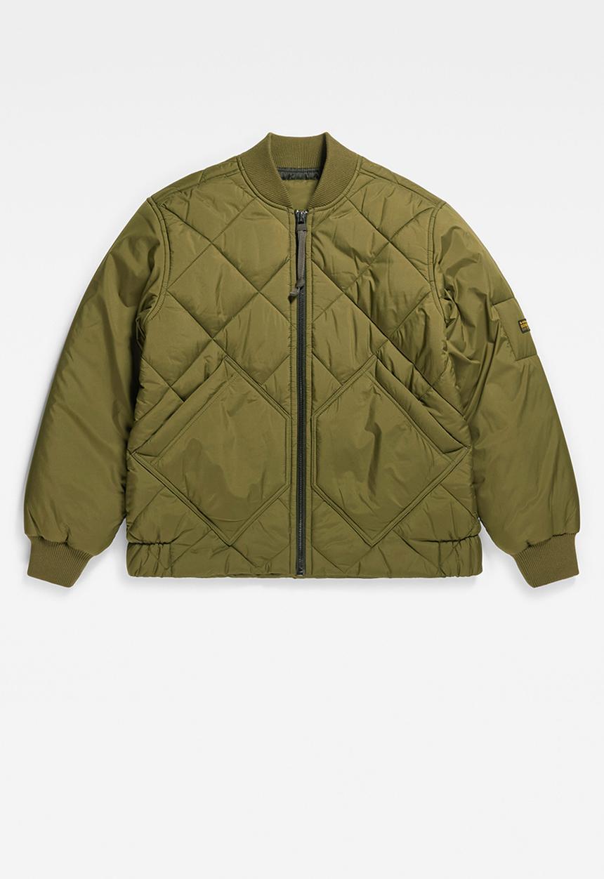 G-STAR - Diamond Qlty Bomber Unic matte lite r wr - dark olive
