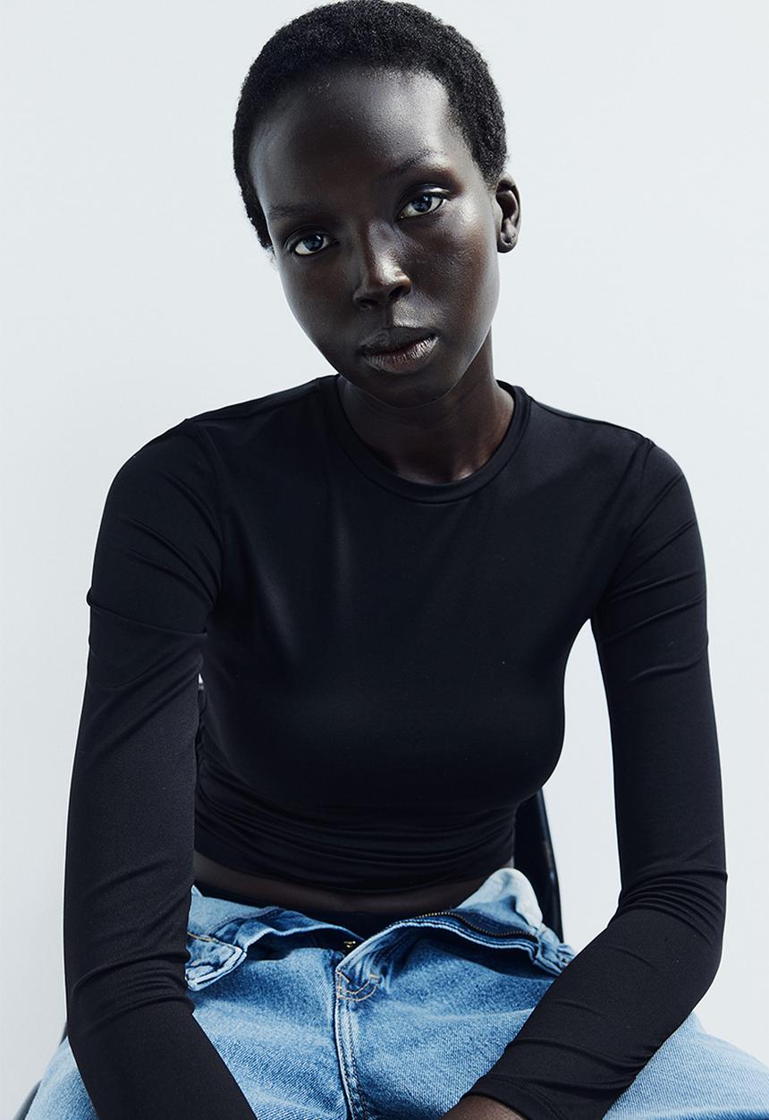 H&M - Jersey top - black