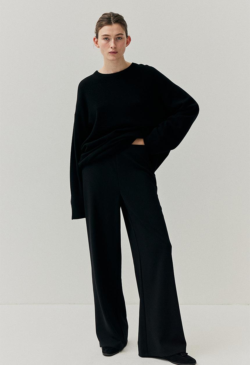 H&M - Jersey trousers - black
