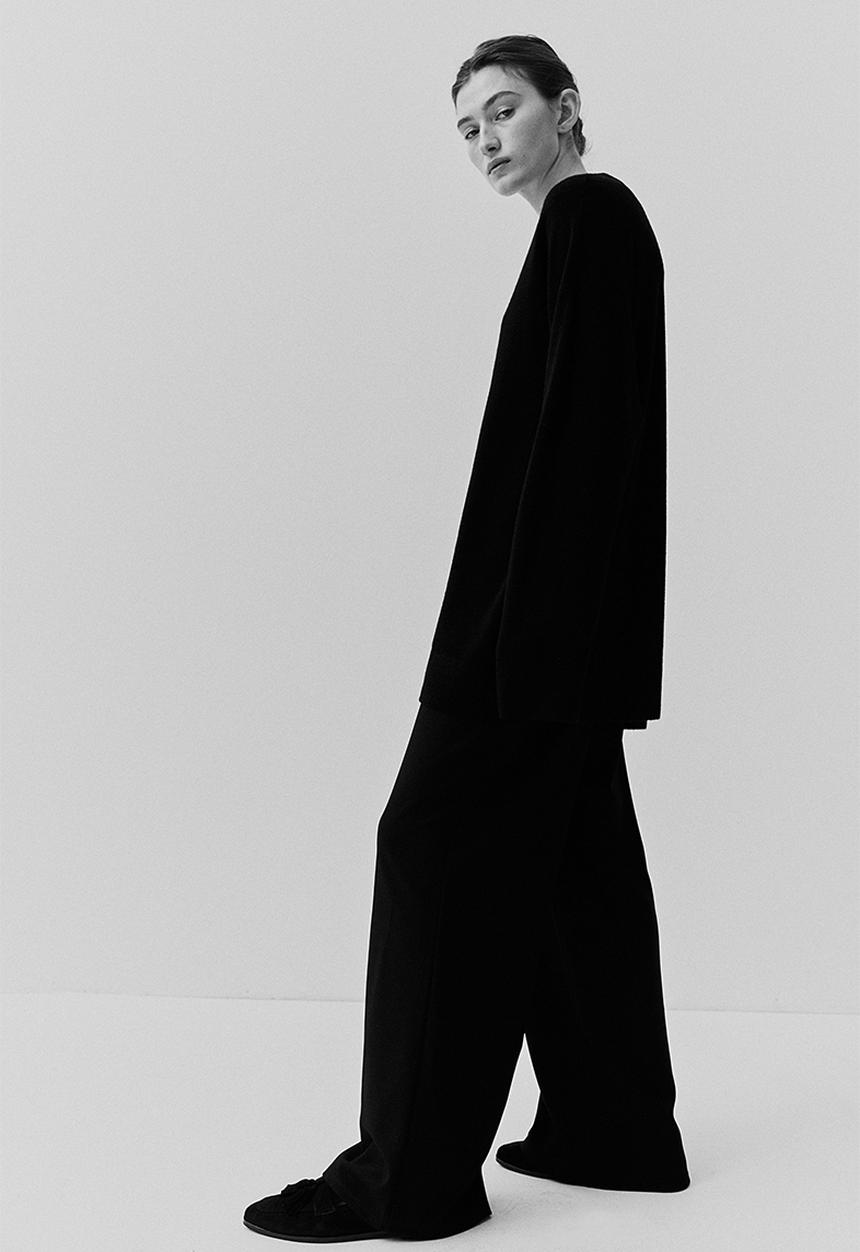 H&M - Jersey trousers - black
