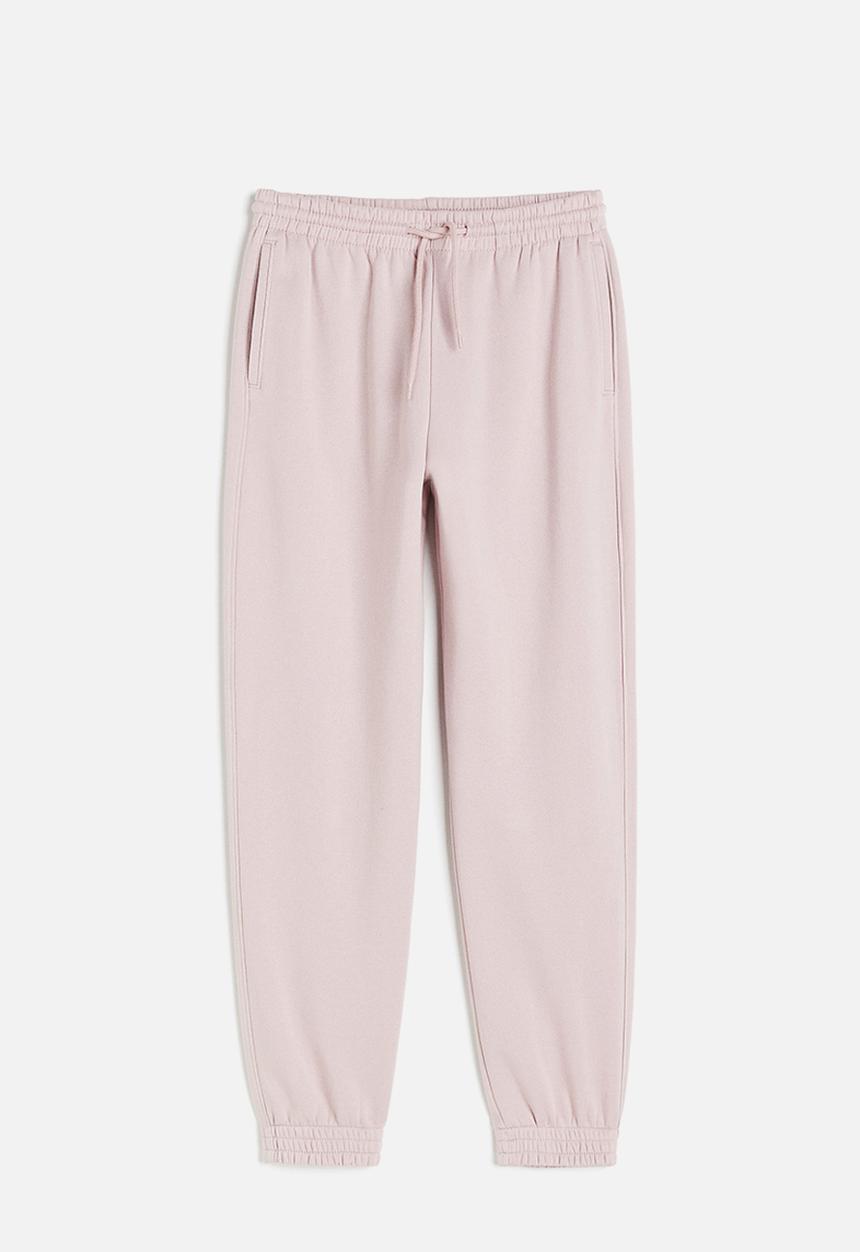 H&M - High-waisted joggers - light pink