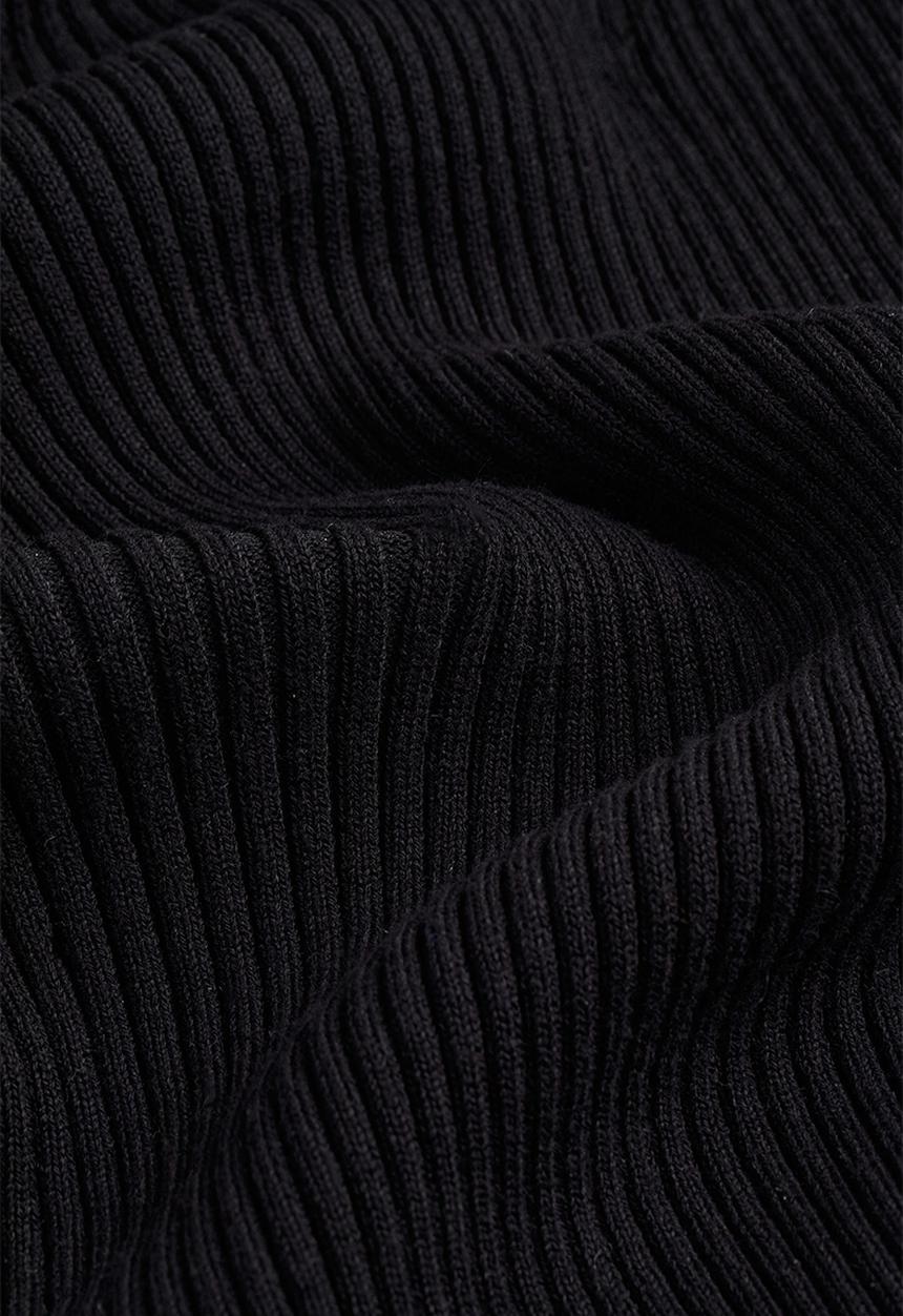 H&M - Rib-knit dress - black