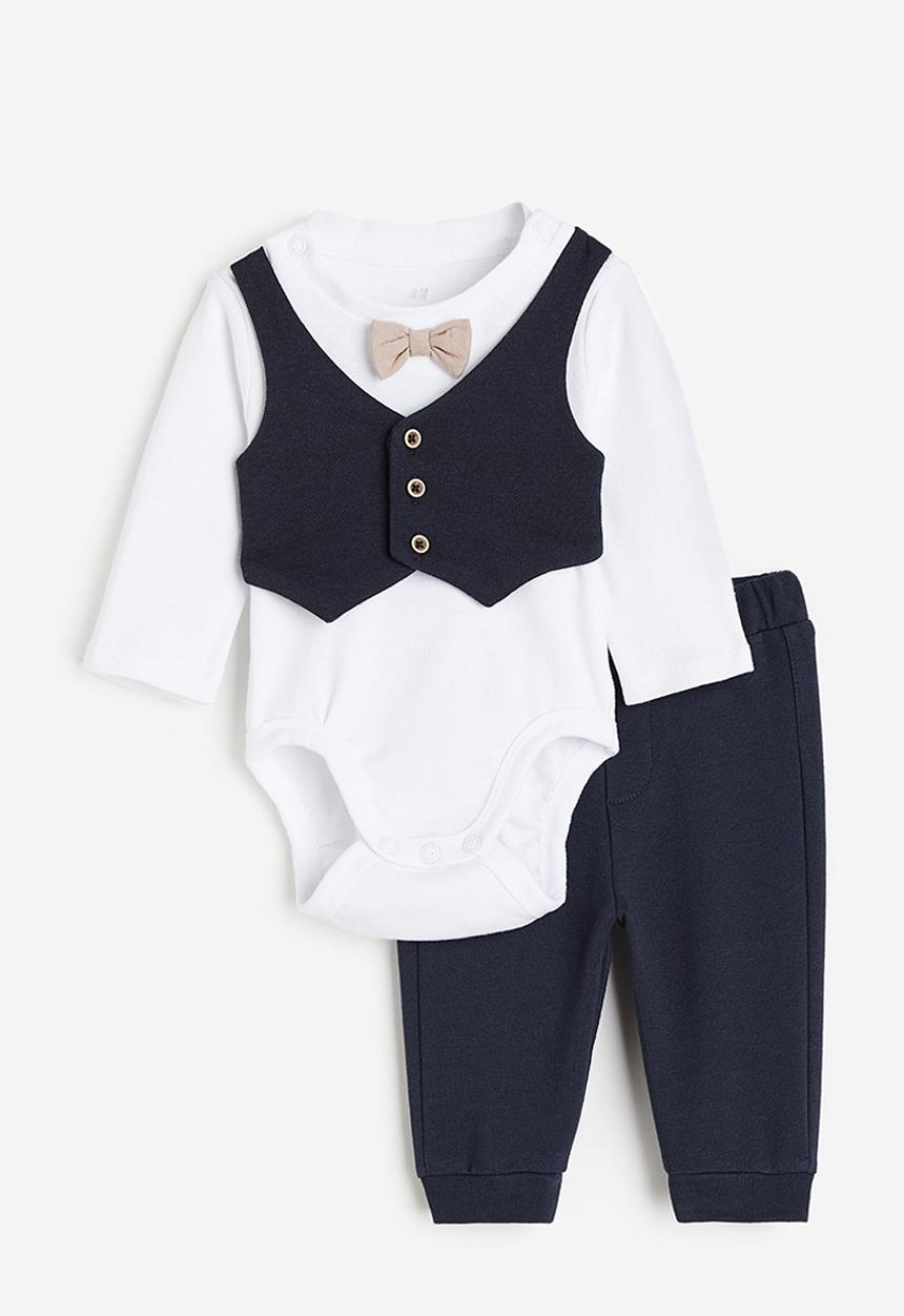 H&M - 2-piece cotton set - white