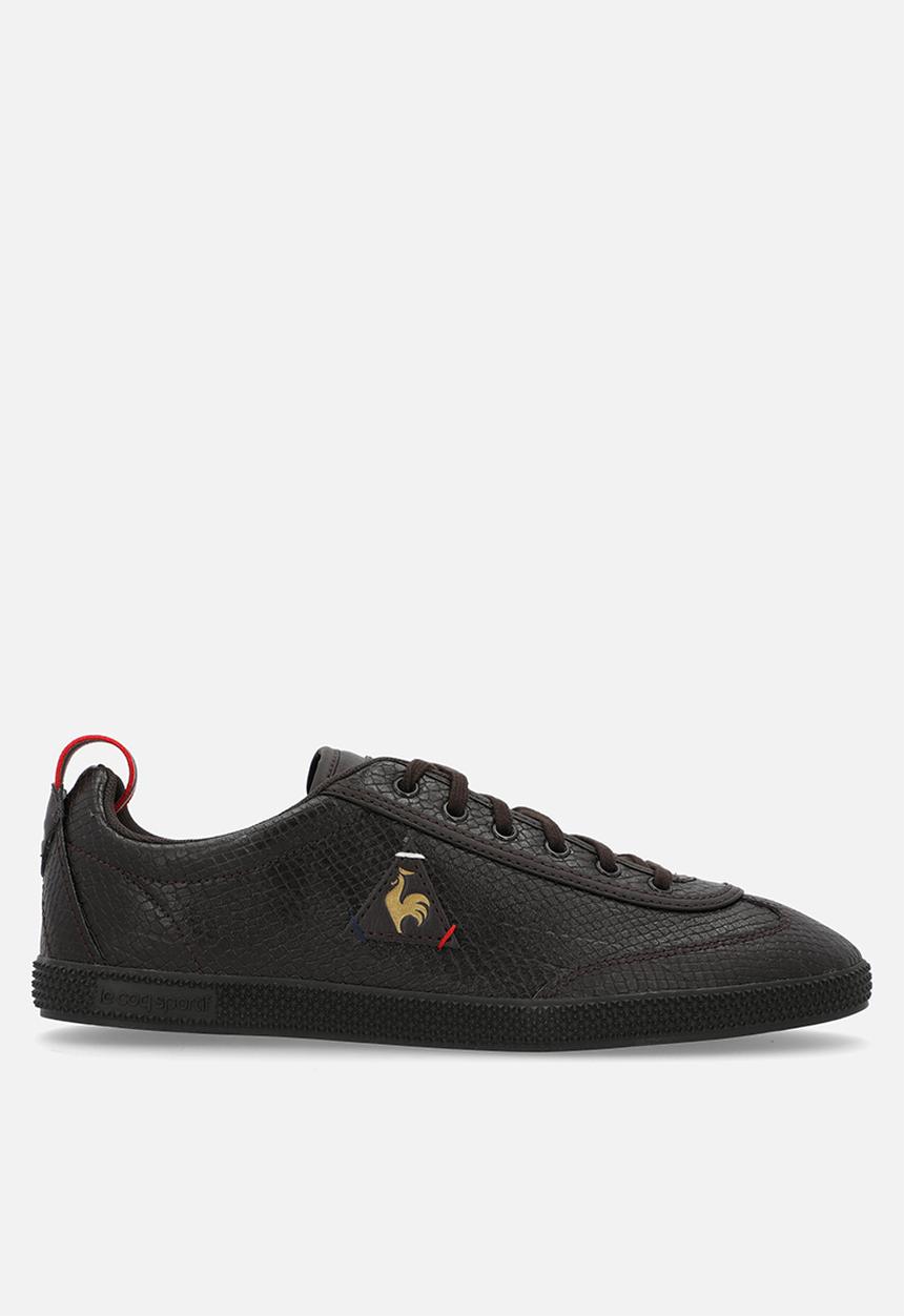 Le Coq Sportif - Provencale ii low pu croco - reglisse/old brass