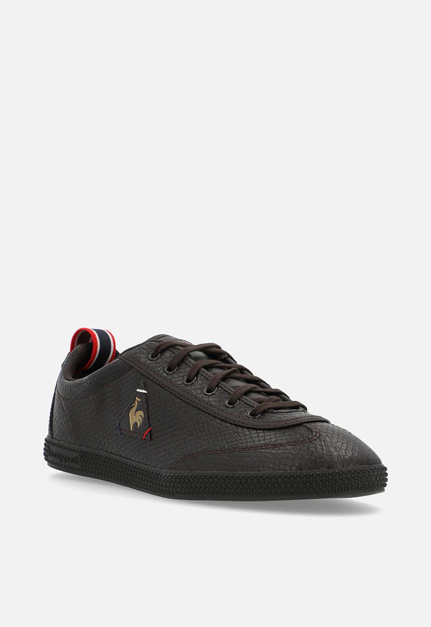 Le Coq Sportif - Provencale ii low pu croco - reglisse/old brass