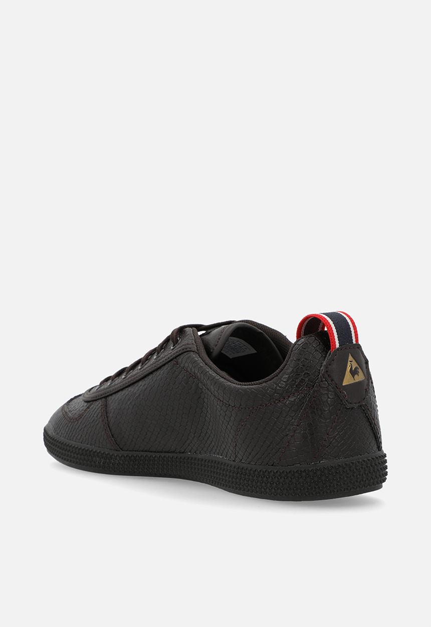 Le Coq Sportif - Provencale ii low pu croco - reglisse/old brass