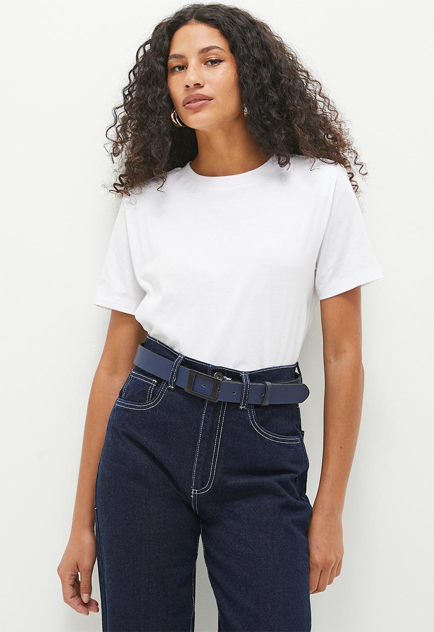 Superbalist - Shoulder pads tee - white