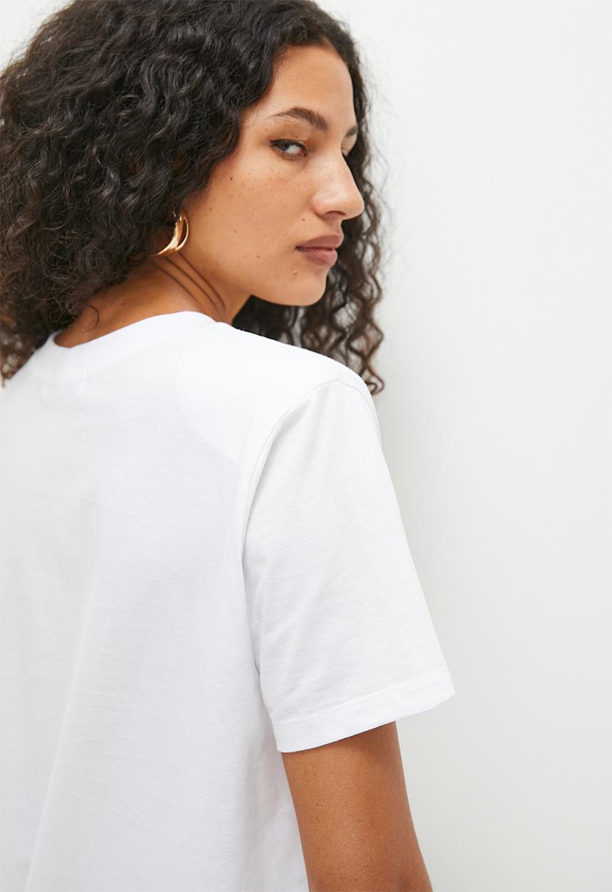 Superbalist - Shoulder pads tee - white