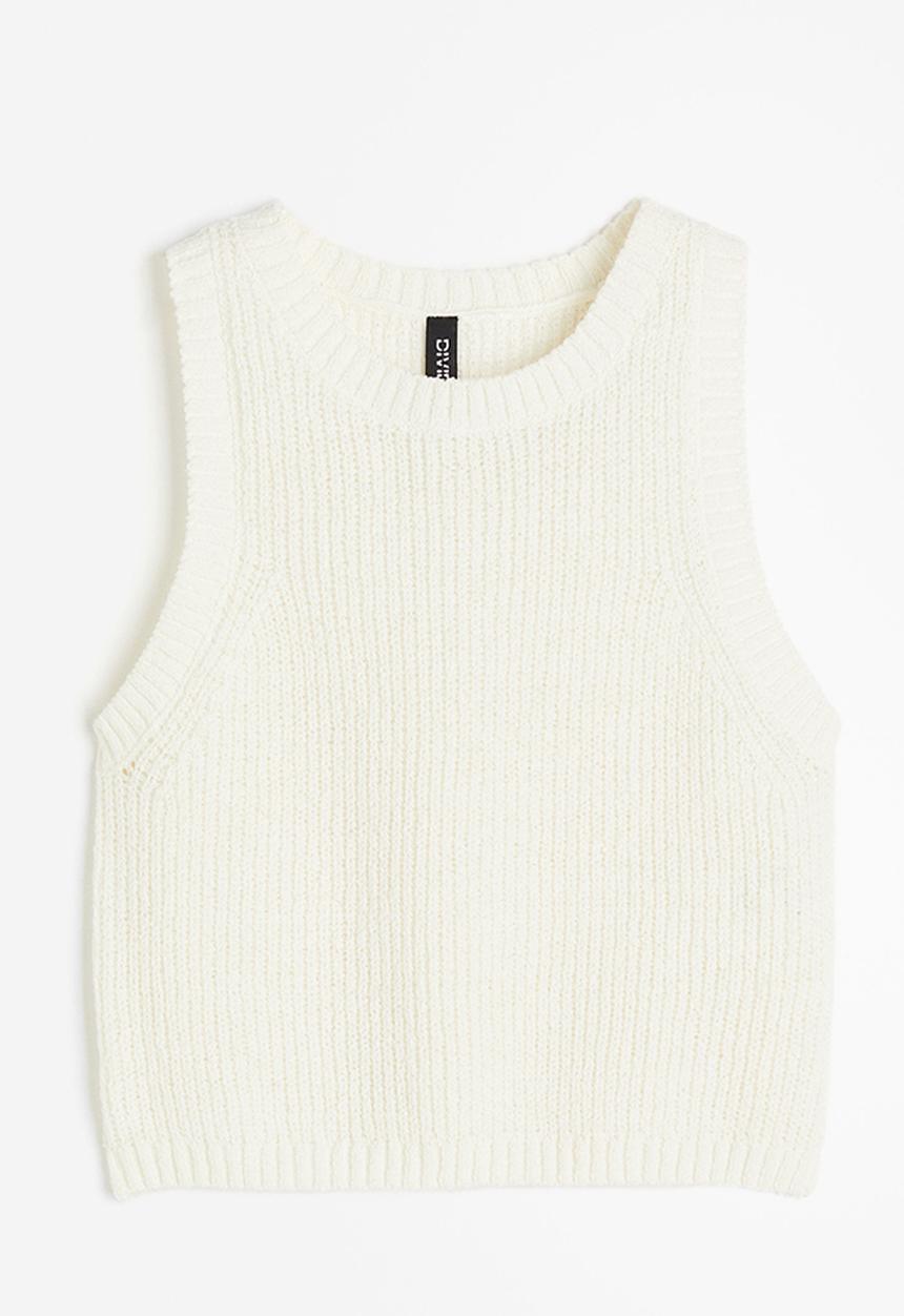 H&M - Sweater vest - cream