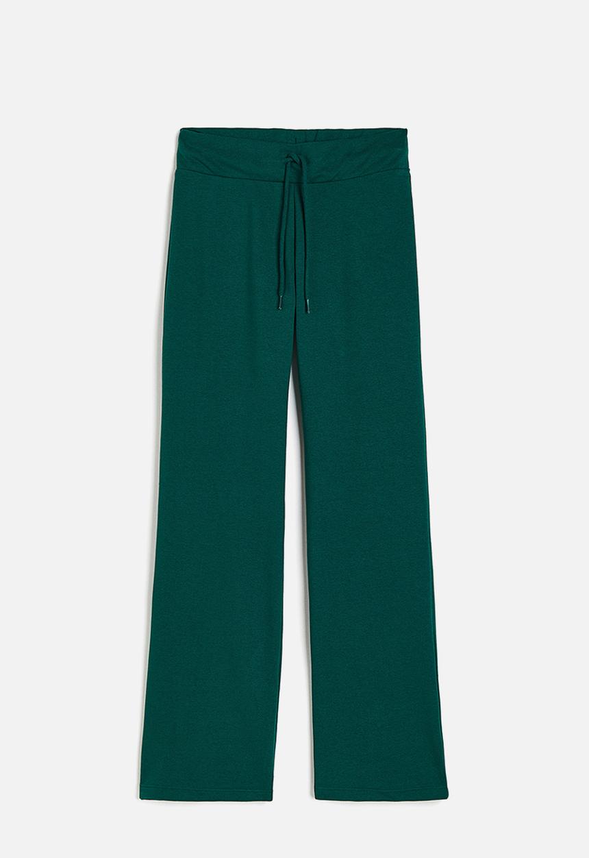 H&M - Straight joggers - dark green