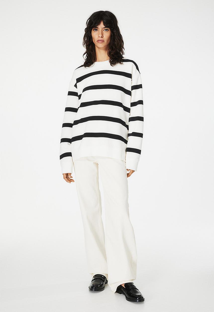 H&M - Sweatshirt - white striped