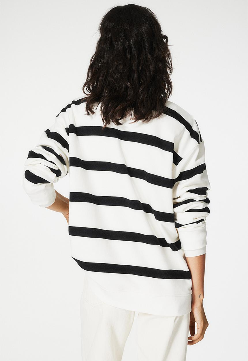 H&M - Sweatshirt - white striped