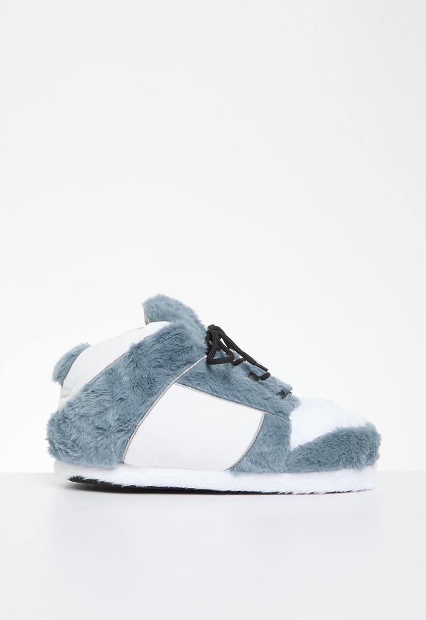 Pop Candy - Novelty slippers - blue & white