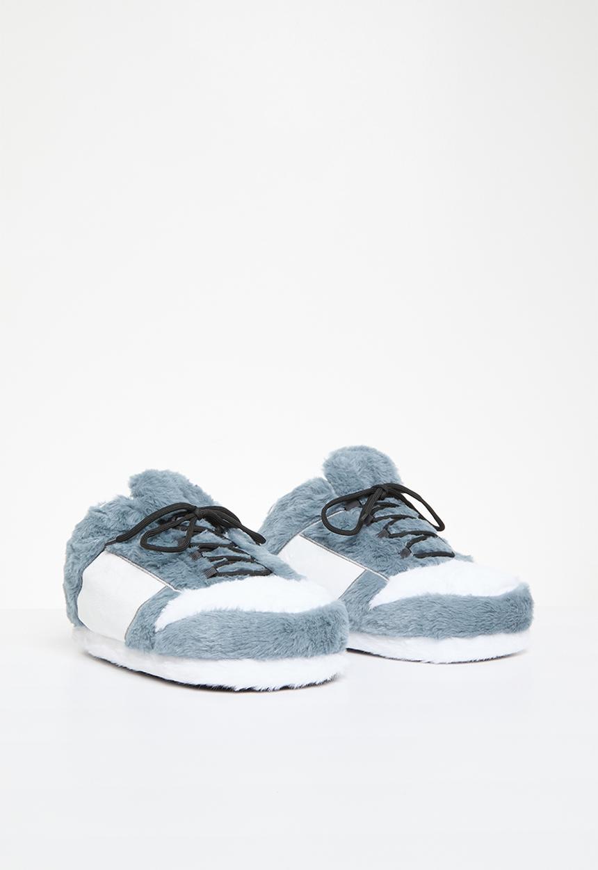 Pop Candy - Novelty slippers - blue & white