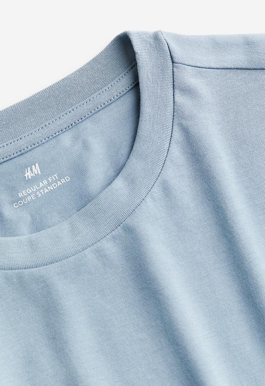 H&M - Regular fit jersey top - blue