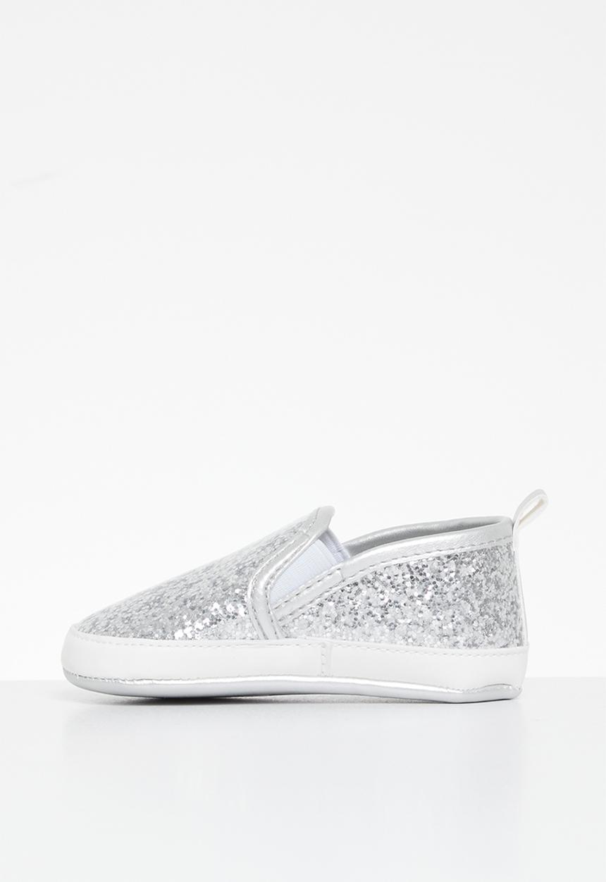 Pop Candy - Slip on metallic sneakers - silver