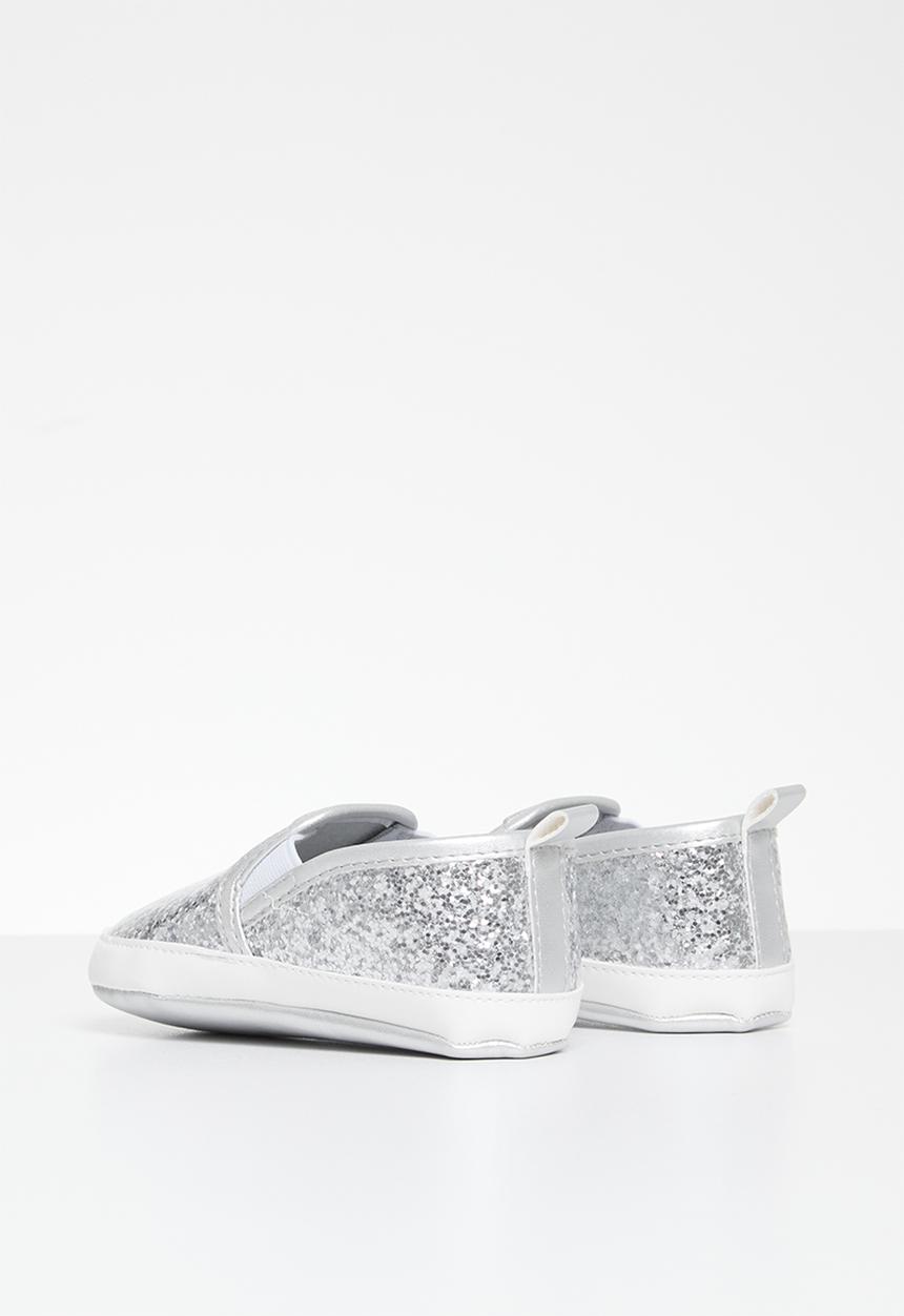 Pop Candy - Slip on metallic sneakers - silver
