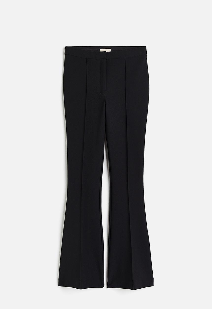 H&M - Flared-hem trousers - black