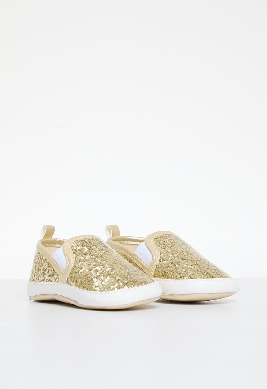 Pop Candy - Slip on metallic sneakers - gold