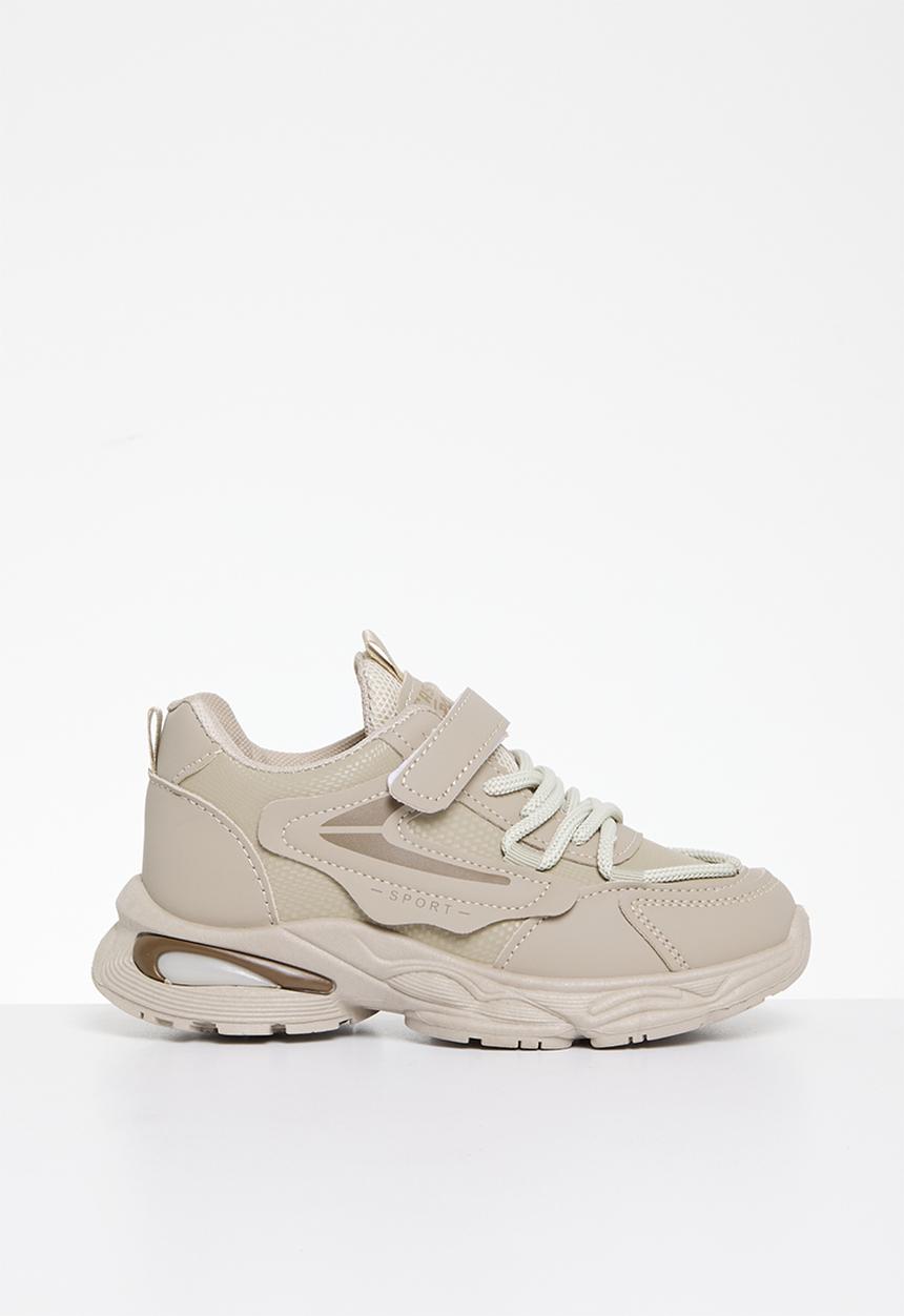 Pop Candy - Lace up sneakers - beige