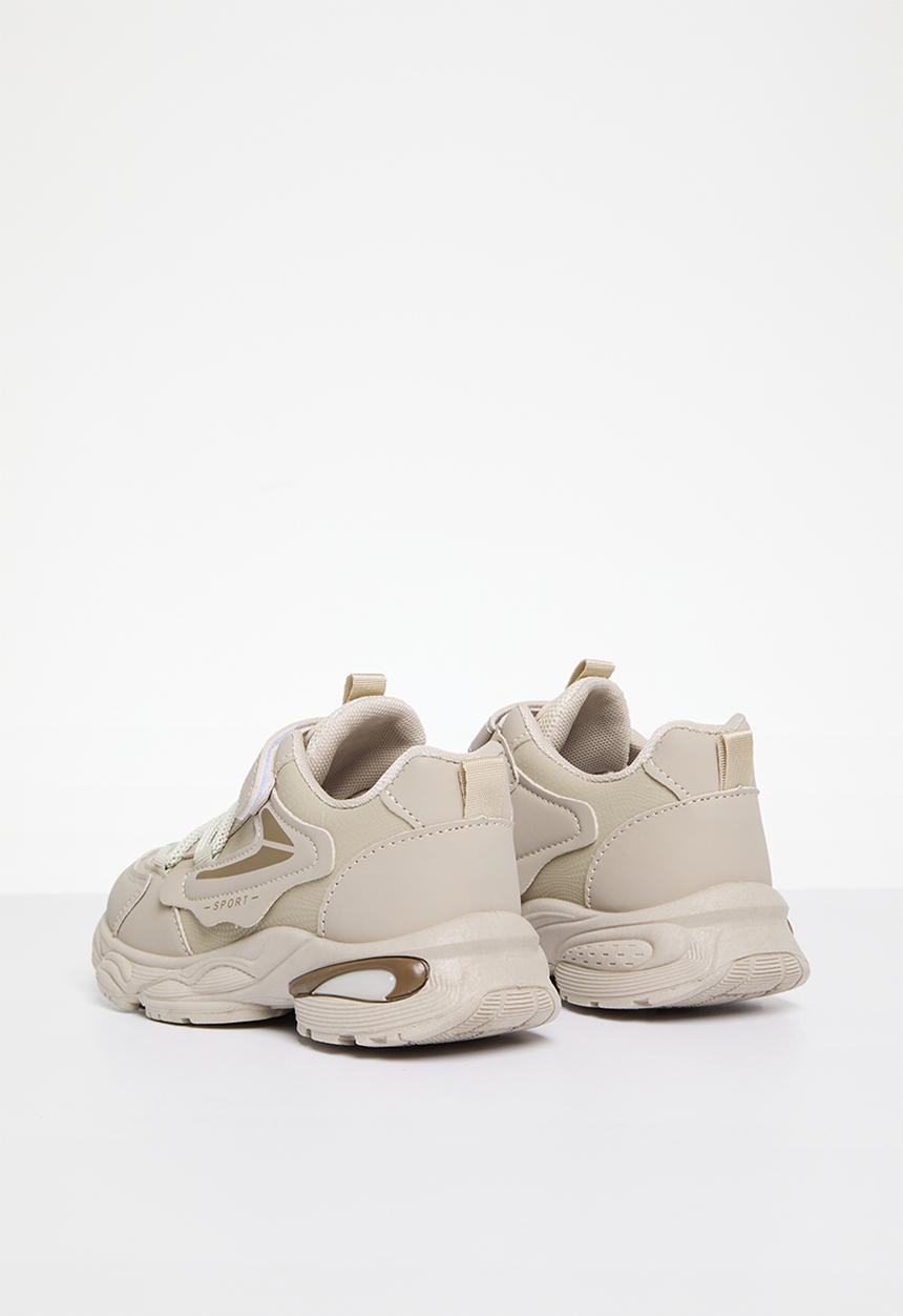 Pop Candy - Lace up sneakers - beige