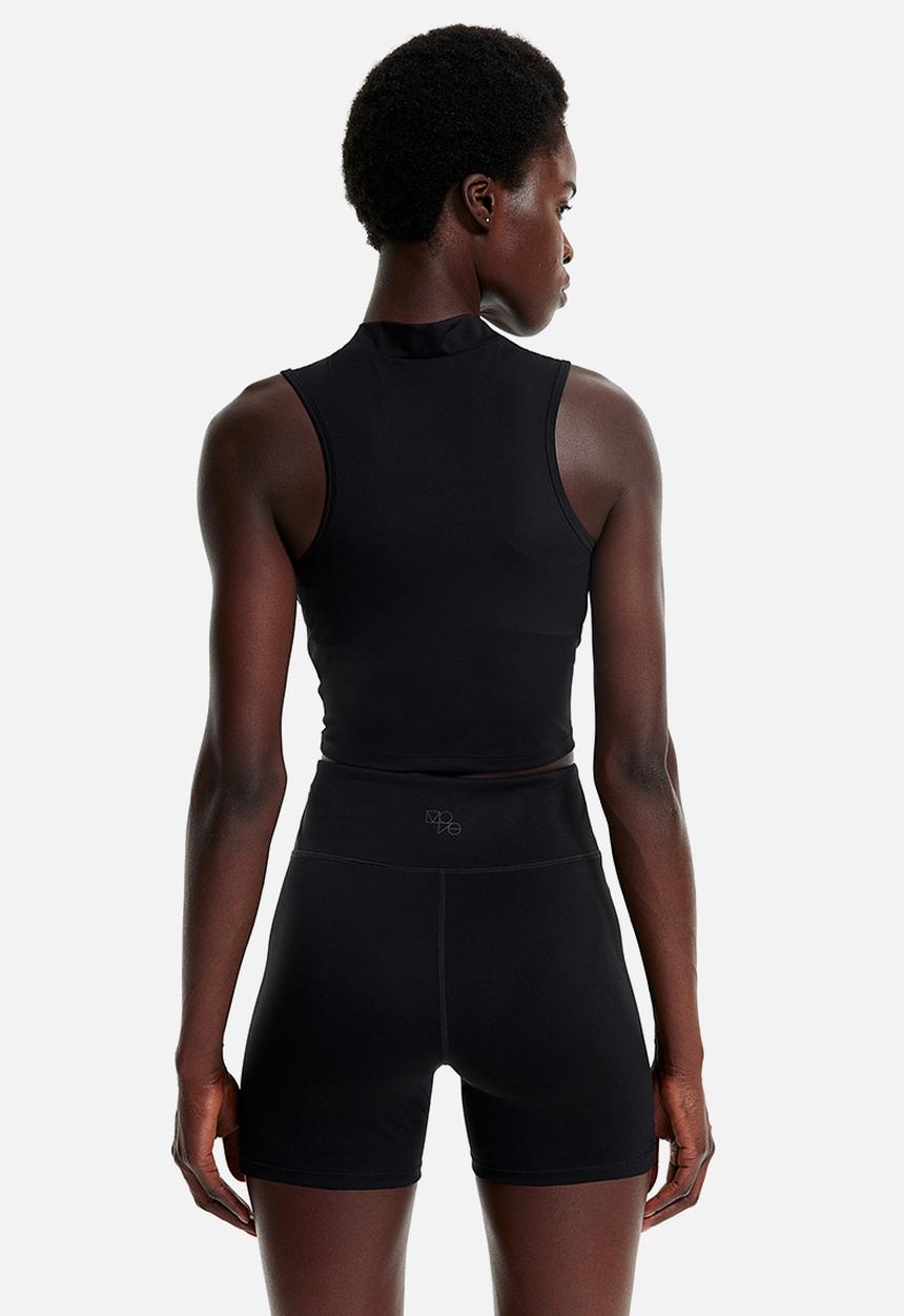 H&M - Drymove™ cropped sports top - black