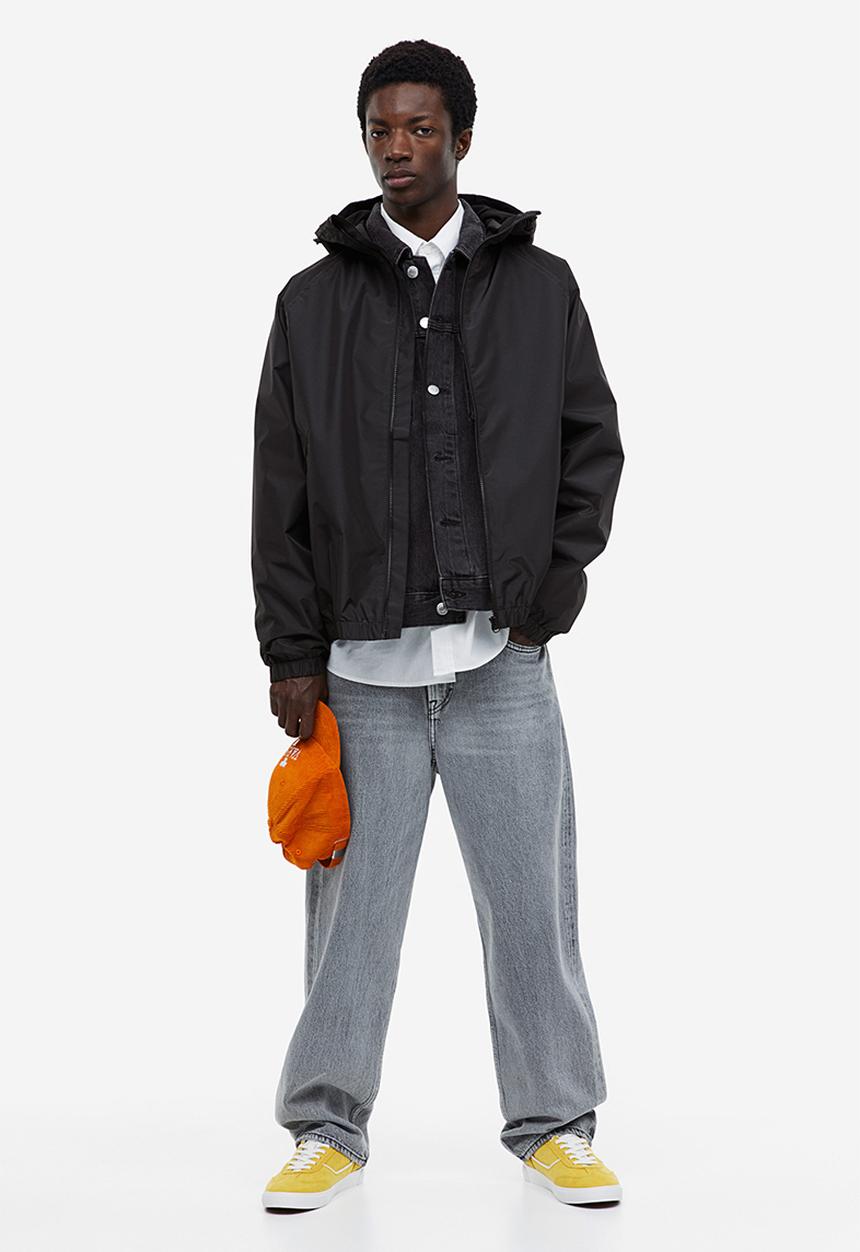 H&M - Regular fit windbreaker - black