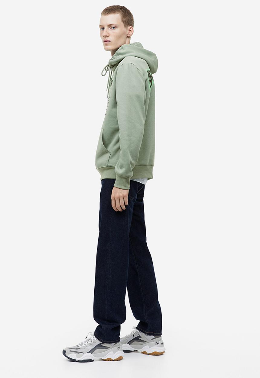 H&M - Regular fit hoodie - green/spongebob squarepants
