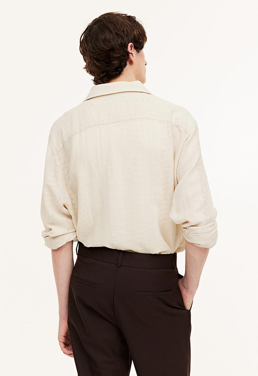 H&M - Regular fit resort shirt - white