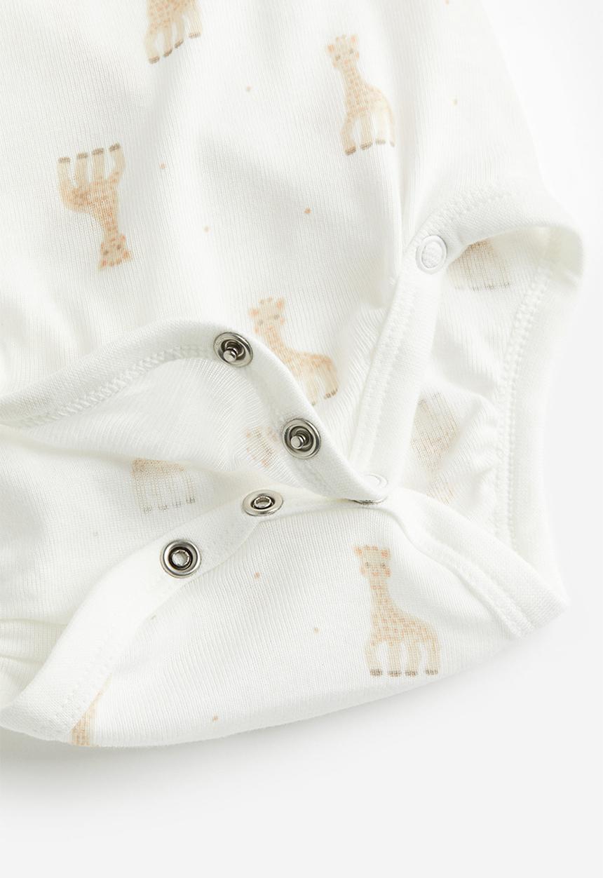 H&M - 2 Piece printed cotton jersey set - white