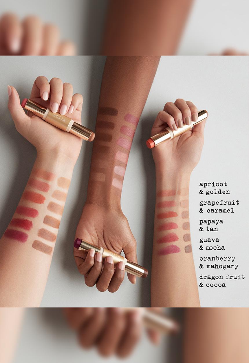 Stila - Blush & Bronze Hydro-Blur Cheek Duo - Dragon Fruit & Coca
