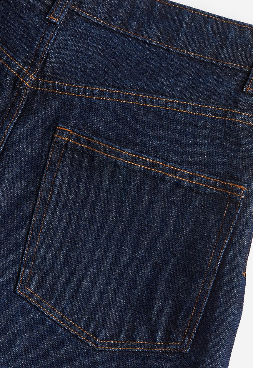 H&M - Wide regular jeans - dark denim blue