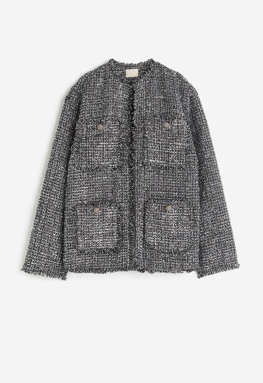 H&M - Textured jacket - grey marl