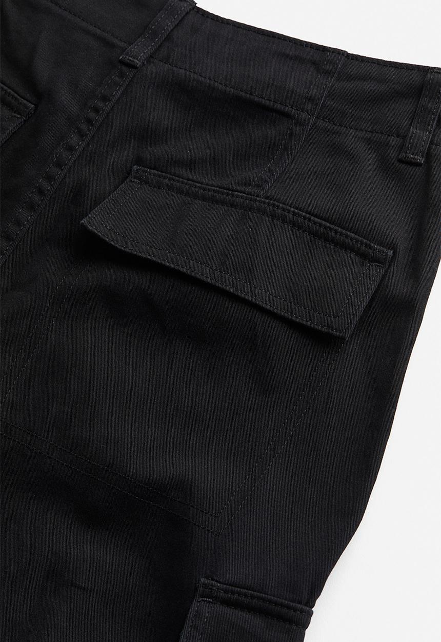 H&M - Cargo trousers - black
