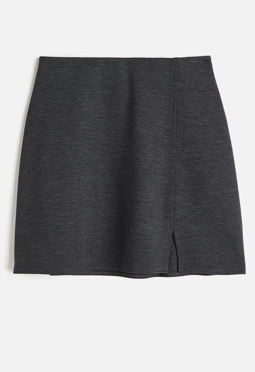H&M - Jersey mini skirt - grey