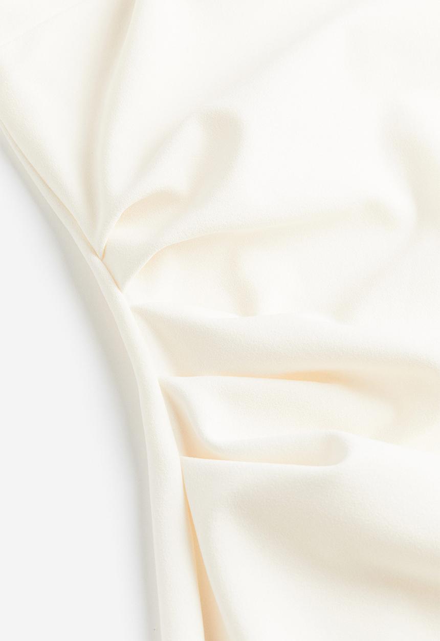 H&M - Pleated tube dress - white