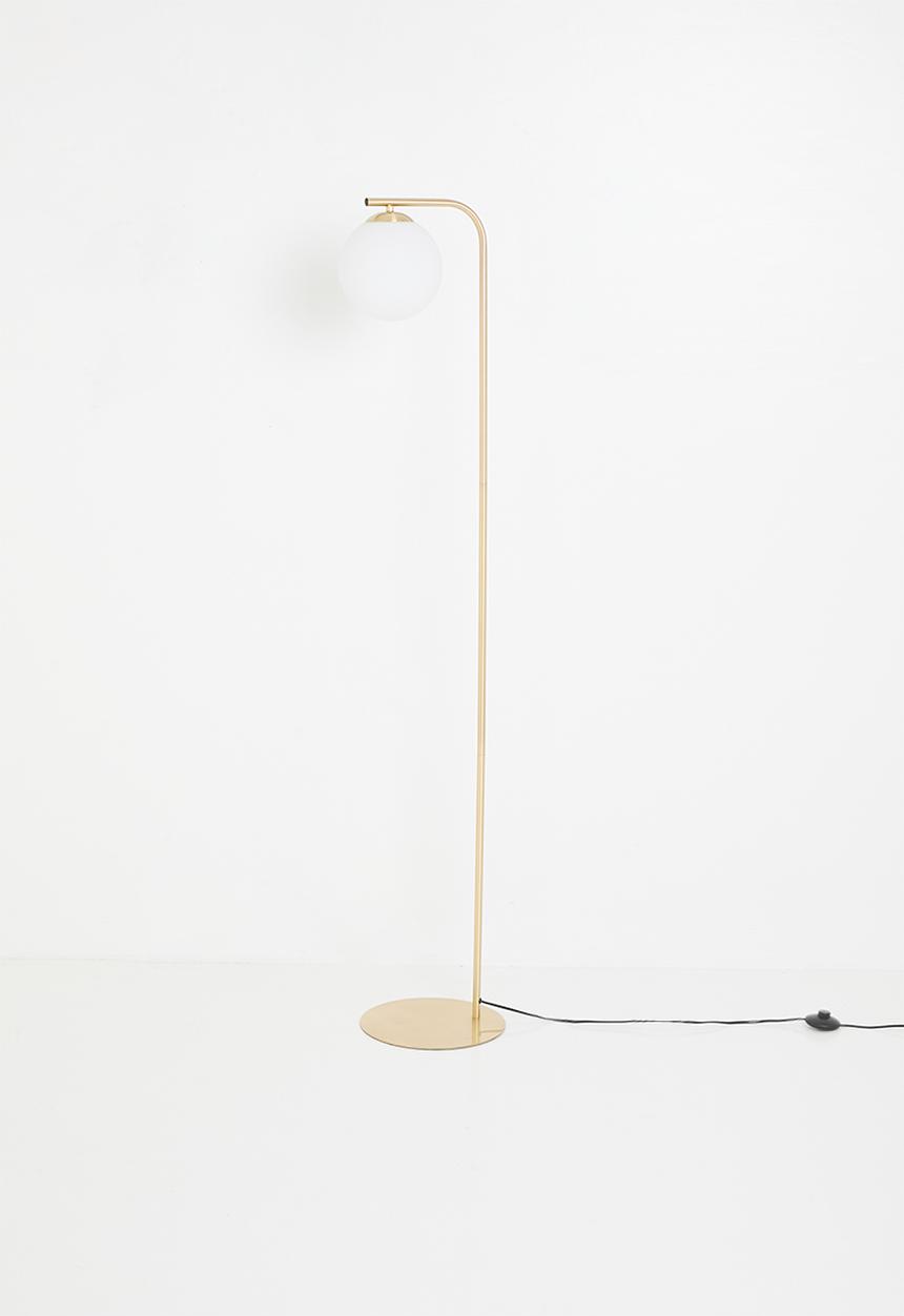 Sixth Floor - Ivy floor lamp - gold