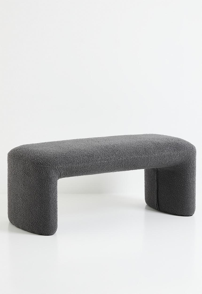 Sixth Floor - Oaklee bench - charcoal